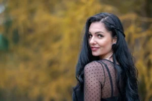 portrait of a beautiful young woman with long blac 2025 03 28 08 59 14 utc